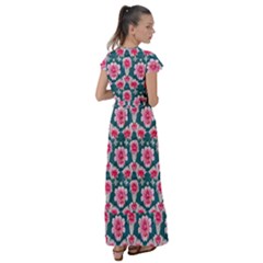 Flutter Sleeve Maxi Dress 