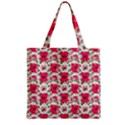 Zipper Grocery Tote Bag 