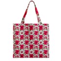 Zipper Grocery Tote Bag 