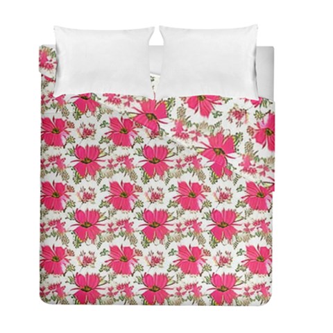 Retro 1880s Flowers Pattern 14 Duvet Cover Double Side (Full/ Double Size) from ArtsNow.com