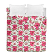 Retro 1880s Flowers Pattern 14 Duvet Cover Double Side (Full/ Double Size) from ArtsNow.com