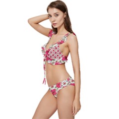 Low Cut Ruffle Edge Bikini Set 