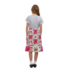 Kids  Ruffle Flared Wrap Midi Skirt 