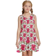 Kids  Sleeveless Tiered Mini Dress 