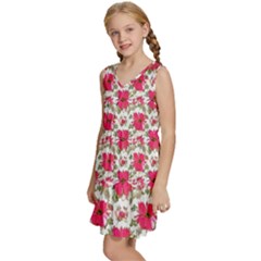 Kids  Sleeveless Tiered Mini Dress 