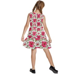 Kids  Sleeveless Tiered Mini Dress 