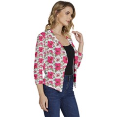 Women s Casual 3/4 Sleeve Spring Jacket 