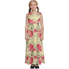 Kids  Satin Sleeveless Maxi Dress 