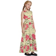 Kids  Satin Sleeveless Maxi Dress 