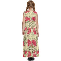 Kids  Satin Sleeveless Maxi Dress 