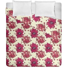 Retro 1880s Flowers Pattern 21 Duvet Cover Double Side (California King Size) from ArtsNow.com