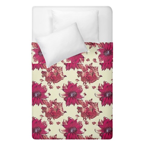 Retro 1880s Flowers Pattern 21 Duvet Cover Double Side (Single Size) from ArtsNow.com