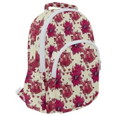 Rounded Multi Pocket Backpack 