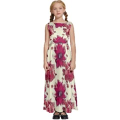 Kids  Satin Sleeveless Maxi Dress 