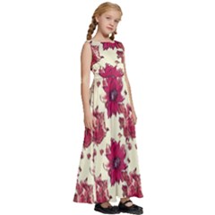 Kids  Satin Sleeveless Maxi Dress 