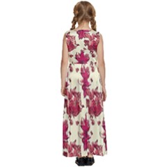 Kids  Satin Sleeveless Maxi Dress 