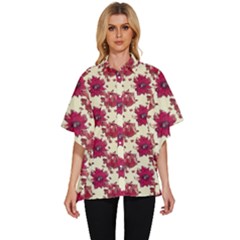 Women s Batwing Button Up Shirt 