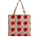 Zipper Grocery Tote Bag 