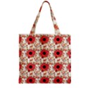 Zipper Grocery Tote Bag 