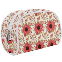 Retro 1880s Flowers Pattern 23 Make Up Case (Large) from ArtsNow.com