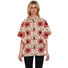 Women s Batwing Button Up Shirt 