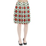 Retro 1880s Flowers Pattern 13 Pleated Skirt