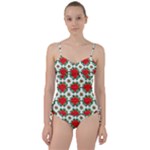 Retro 1880s Flowers Pattern 13 Sweetheart Tankini Set