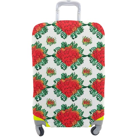 Retro 1880s Flowers Pattern 13 Luggage Cover (Large) from ArtsNow.com