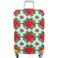 Retro 1880s Flowers Pattern 13 Luggage Cover (Large) from ArtsNow.com