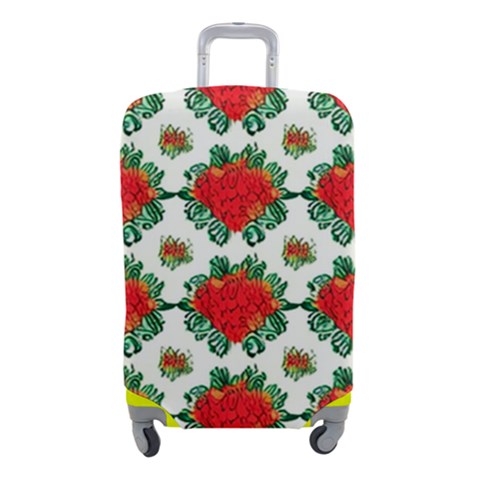 Retro 1880s Flowers Pattern 13 Luggage Cover (Small) from ArtsNow.com