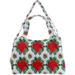 Retro 1880s Flowers Pattern 13 Double Compartment Shoulder Bag