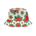 Retro 1880s Flowers Pattern 13 Inside Out Bucket Hat