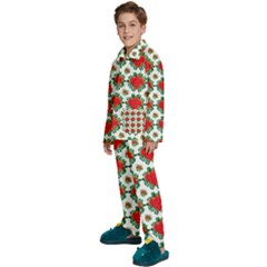 Kids  Long Sleeve Velvet Pajamas Set 