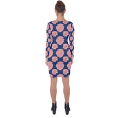 Asymmetric Cut-Out Shift Dress 