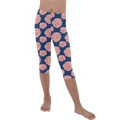 Kids  Lightweight Velour Capri Leggings  