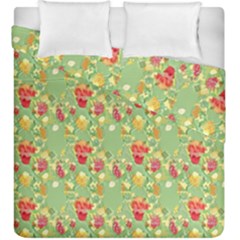 Retro 1880s Flowers Pattern 17 Duvet Cover Double Side (King Size) from ArtsNow.com