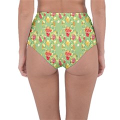 Reversible High-Waist Bikini Bottoms 