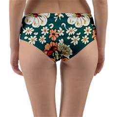 Reversible Mid-Waist Bikini Bottoms 