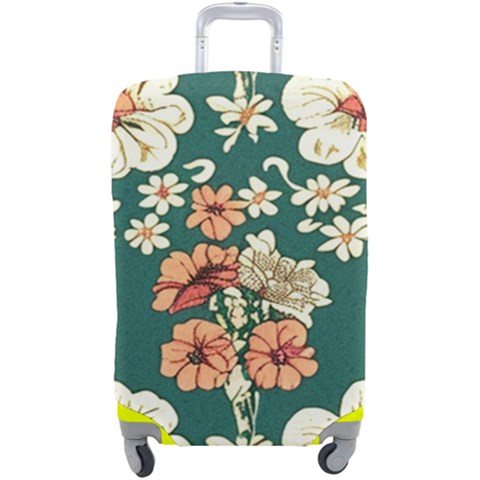 Retro 1880s Flowers Pattern 20 Luggage Cover (Large) from ArtsNow.com