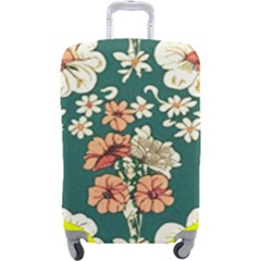 Retro 1880s Flowers Pattern 20 Luggage Cover (Large) from ArtsNow.com