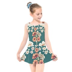 Kids  Skater Dress Swimsuit 