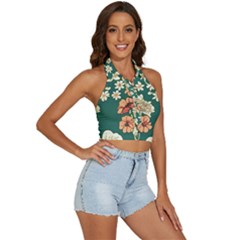 Backless Halter Cami Shirt 