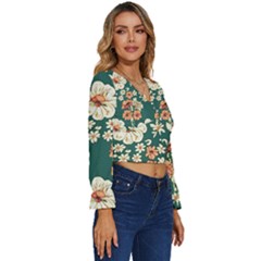 Long Sleeve V-Neck Top 