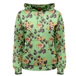 Retro 1880s Flowers Pattern 24 Women s Pullover Hoodie