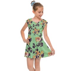 Kids  Cap Sleeve Dress 