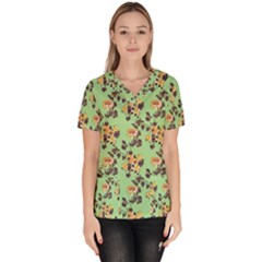 Women s V-Neck Scrub Top 