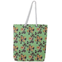 Full Print Rope Handle Tote (Large) 