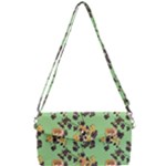 Retro 1880s Flowers Pattern 24 Removable Strap Clutch Bag