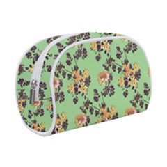 Retro 1880s Flowers Pattern 24 Make Up Case (Small) from ArtsNow.com