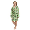 Kids  Long Sleeve Velvet Lounge Robe 